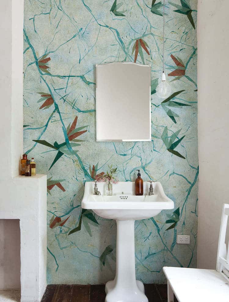 Bathroom wallpaper