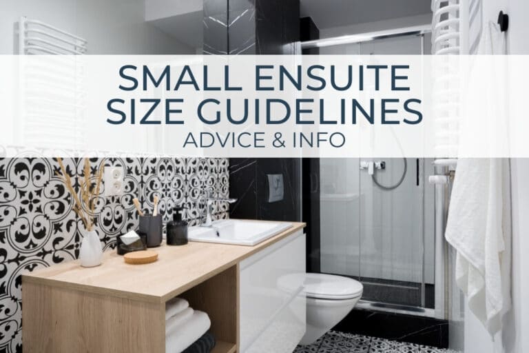 Small Ensuite Size Guidelines | Info & Advice - The Bathroom Blueprint